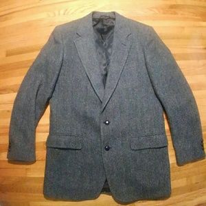 Towncraft Herringbone 100% Pure Wool Sport Coat